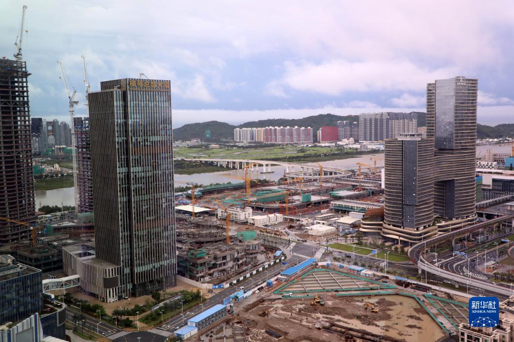 这是建设中的横琴（5月13日摄）。新华社记者 黄国保 摄