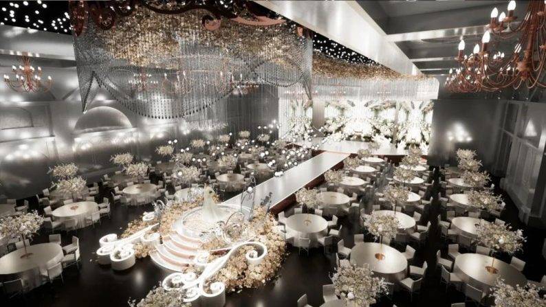 花漾2020冬季婚礼展时尚艺术融合现代科技打造理想婚礼殿堂-唐朝资源网